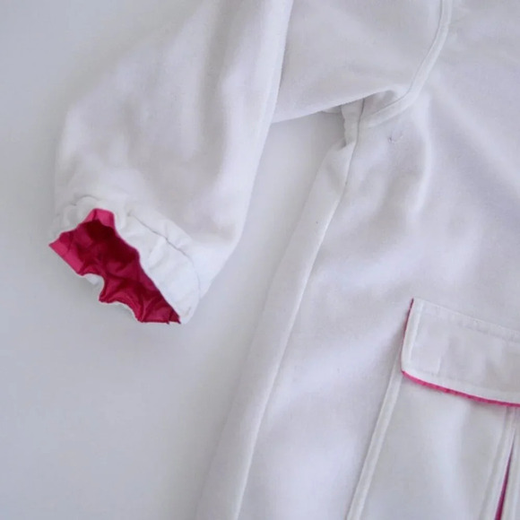Vintage Dani Colby Pink or White Reversible Button Up Lightweight Jacket 1X - Picture 9 of 16